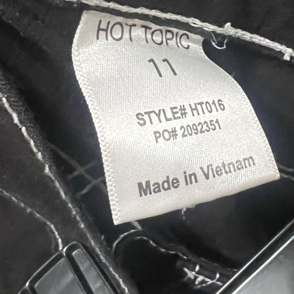 Aphrodite Black Pocket‎ Cargo Pants Size 11 - Picture 11 of 11